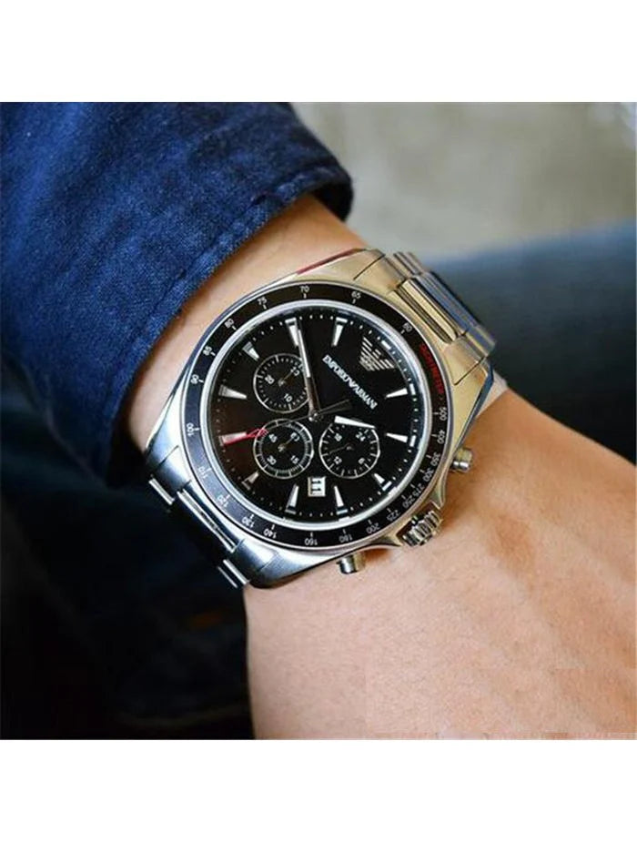 MONTRE Emporio Armani SIGMA BLACK CHRONOGRAPH AR6098